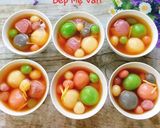 A picture of step 8 of Five-Color Glutinous Rice Dumplings in Ginger Syrup (Chè Trôi Nước Ngũ Sắc).