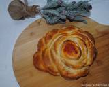 Stuffed rose shaped bread recipe step 30 photo
