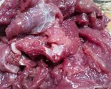 Gambar langkah 1 resipi Daging goreng belengas.