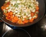 Foto del paso 2 de la receta: Arroz con verduras y salsa de setas