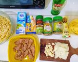 Foto langkah ke 1 dari resep Pasta carbonara topping empal suwir.