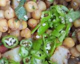 A picture of step 7 of Mix Plate Chana Chat.