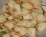 A picture of step 2 of Aloo falihari.