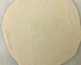 A picture of step 2 of Lachha Paratha.