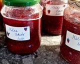 Málna lekvár- TARTÓSÍTÓSZER NÉLKÜL! recept fázis 3 fotója