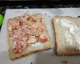 A picture of step 2 of Thousand Island Sandwich.