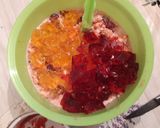Tejfölös gyümölcs saláta gyümölcs zselével recept fázis 4 fotója