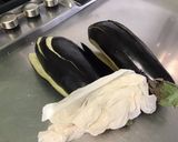 Une image de l'étape 13 de Éventail d'aubergine au jambon tomate et mozzarella.