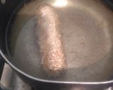Foto del paso 6 de la receta: Salchichas envueltas en fiambre y apanadas!