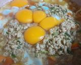 Hình bước làm 1 của món Trứng chưng cà chua hành tây