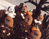 Une image de l'étape 12 de Gâteau « Cimetière » pour les grands et les petits. HALLOWEEN.