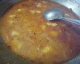 A picture of step 4 of Jeera aloo with puri.