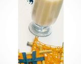 A picture of step 3 of Mango shake.