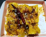 A picture of step 7 of Breakfast Dhokla recipe.