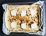 Foto del paso 4 de la receta: Quiche de salmón, verduras y queso de cabra