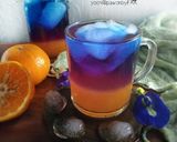 Foto langkah ke 3 dari resep Orange Galaxy Blue.