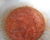 A picture of step 4 of Pasta Arabiatta.