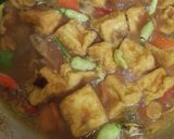 Foto langkah ke 3 dari resep Tongseng Ayam Jamur Tahu.