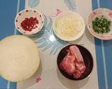冬瓜薑絲排骨湯(簡單料理)的食譜步驟1照片