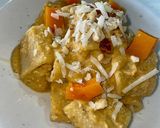 Foto del paso 7 de la receta Pasta con salsa de Calabaza y avellanas tostadas 🎃