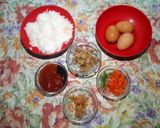 Foto langkah ke 1 dari resep Omurice Zebra.