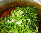 A picture of step 7 of White rice with miyan alayyahu.