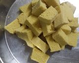 A picture of step 6 of Das special Vati dal khaman.