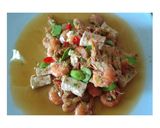 Foto langkah ke 3 dari resep Sambal Udang (Pete, Tahu).