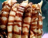 Foto langkah ke 4 dari resep Banana Roll Chocolatos.