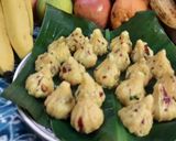 A picture of step 10 of Rasmalai modak (anant chaturdashi special).