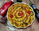 عکس مرحله 2 از دستور پیتزا مرغ و سبزیجات