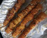 A picture of step 6 of Soya chap tikka.
