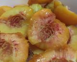 A picture of step 6 of Canned Peaches.