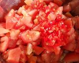 A picture of step 4 of Pico de gallo.