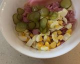 Foto del paso 3 de la receta: Ensalada de garbanzos con lacón