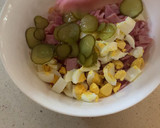 Foto del paso 3 de la receta: Ensalada de garbanzos con lacón