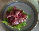 รูปขั้นตอนการทำที่ 7 ของ BLT English muffin natto