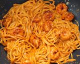 Foto langkah ke 5 dari resep Creamy Shrimp Pasta.