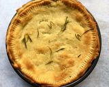 A picture of step 1 of Olive oil and rosemary pastry.
