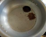 A picture of step 1 of Masala Bhat.