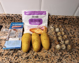 Foto del paso 1 de la receta: Nidos de patatas con gulas y huevos de codorniz