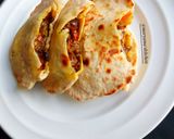 A picture of step 7 of Shawarma pockets.