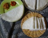 A picture of step 6 of Neer Dosa.