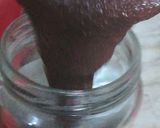 A picture of step 3 of Nutella chocolate spread at home.