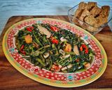 Foto langkah ke 6 dari resep Tumis Kangkung Saus Tiram (Tidak Pedas).