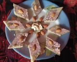 A picture of step 4 of Kaju and Badam Katli (Cashew and Almond Fudge).