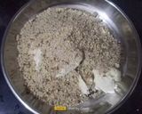 A picture of step 2 of Thandai Modak.