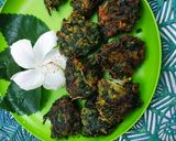 রুজোট পাতার বড়া। Perilla leaf fritters রেসিপির ধাপ 3 ছবি