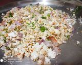 A picture of step 1 of Paneer parantha.