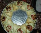 Foto del paso 11 de la receta: Rosca de pollo y salsa blanca con masa para pizza